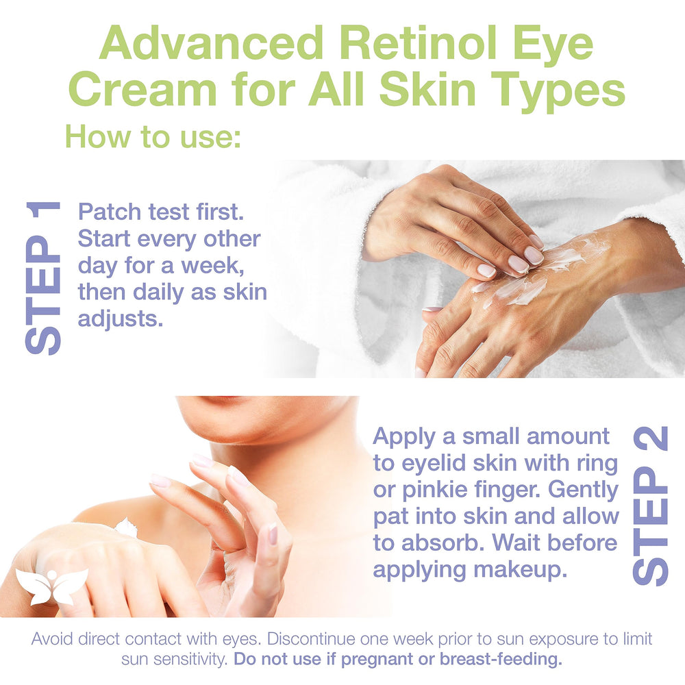 YOUN Beauty Retinol Eye Cream under-eye glow close-up showing improved texture.