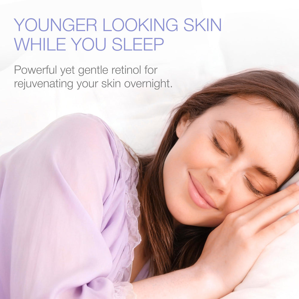 Close-up of YOUN Beauty Retinol Night Cream jar emphasizing rich overnight hydration.