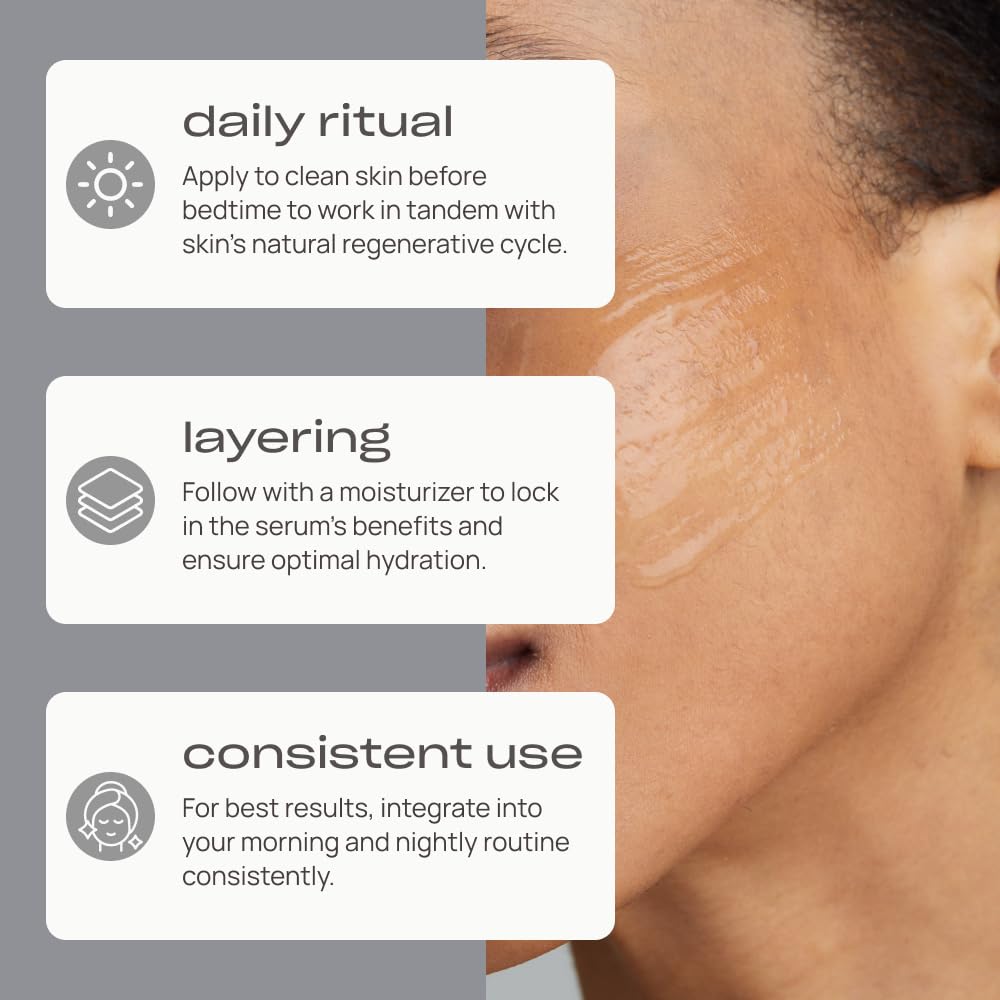 Face with glow illustrates luminosity after using Young Goose Youth Reset Serum.