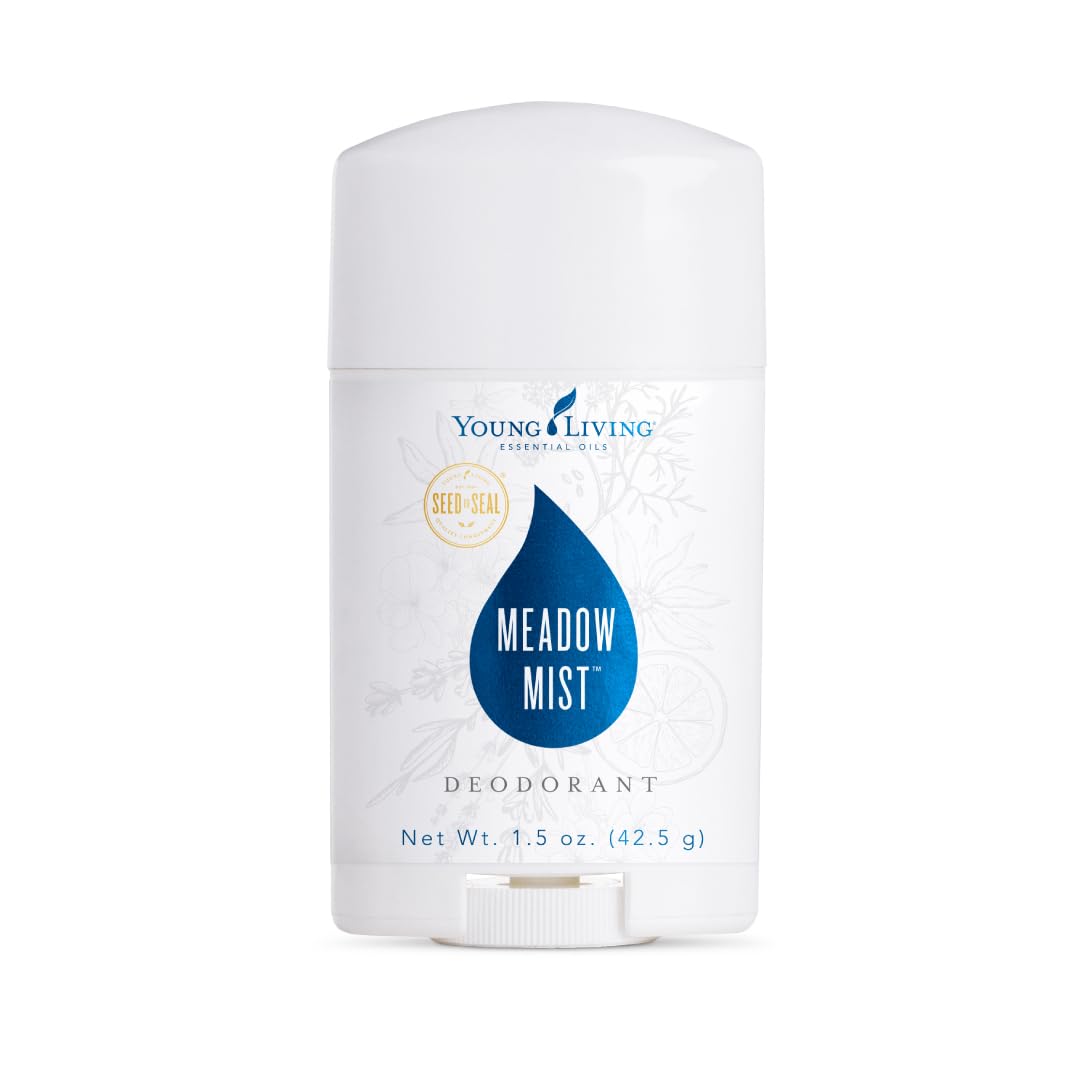Young Living AromaGuard Meadow Mist deodorant stick front view; refreshing scent and odor protection