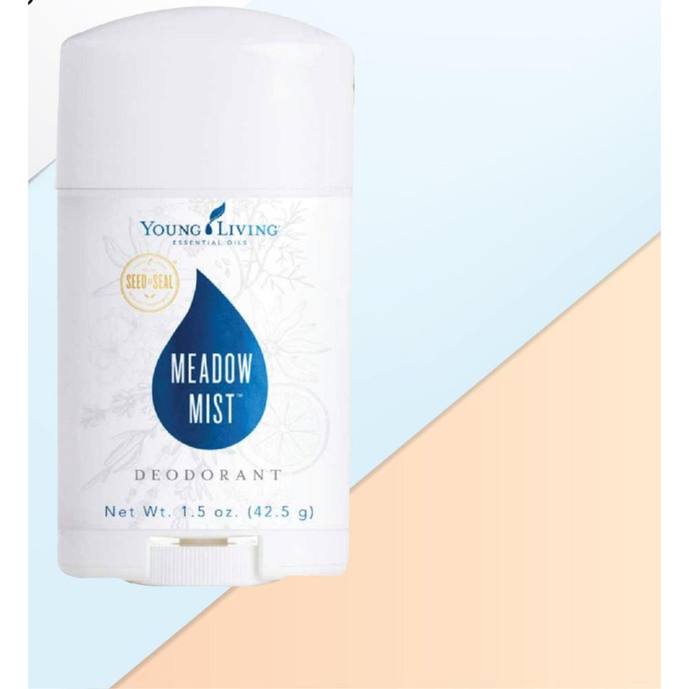 Young Living AromaGuard Meadow Mist deodorant underarm application for daily freshness