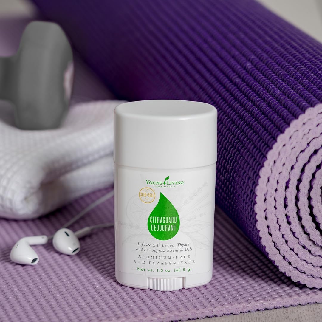 Young Living CitraGuard vegan-friendly label signals ethical skincare choice.