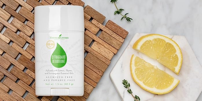 Young Living CitraGuard moisture-absorbing action shown to help stay dry during activity.