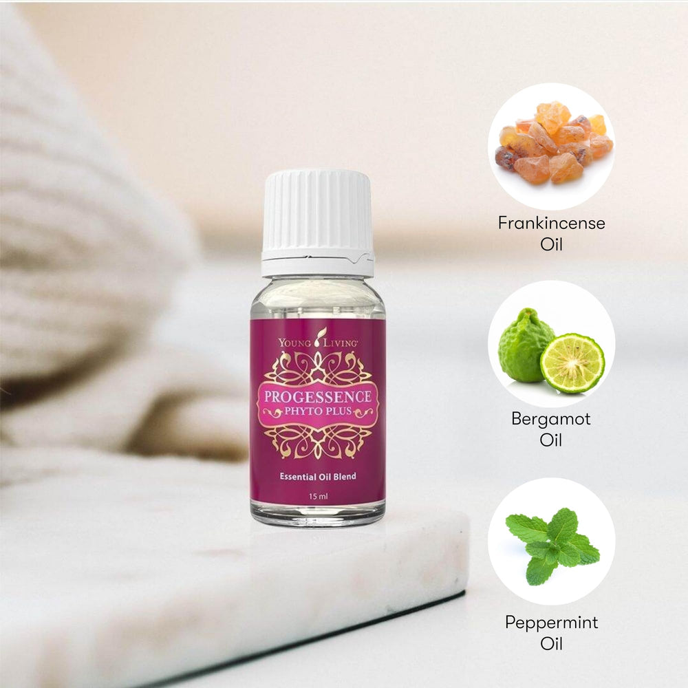 Packaging of Progressence Serum by Young Living emphasizing seed-to-seal quality.