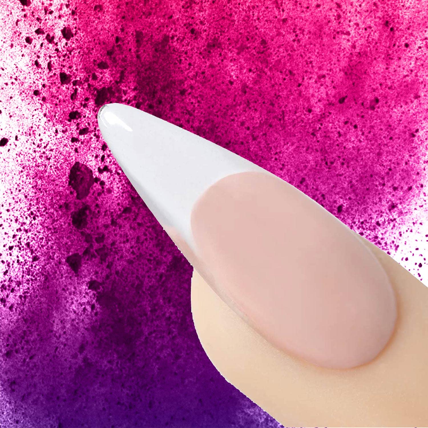 Young Nails Acrylic Core Powder nude swatches for natural nail designs.