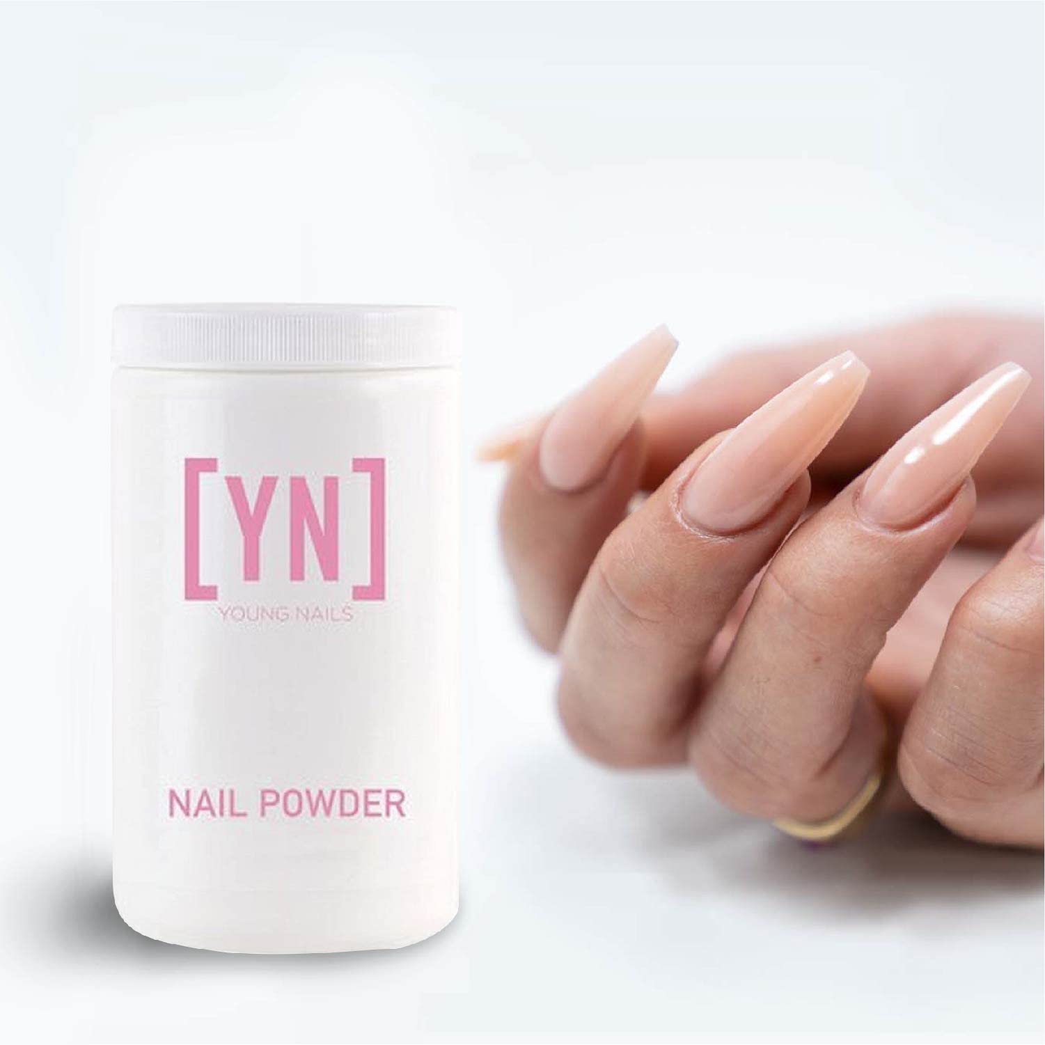 Young Nails professional-grade powder supports durable adhesion and smooth finishes