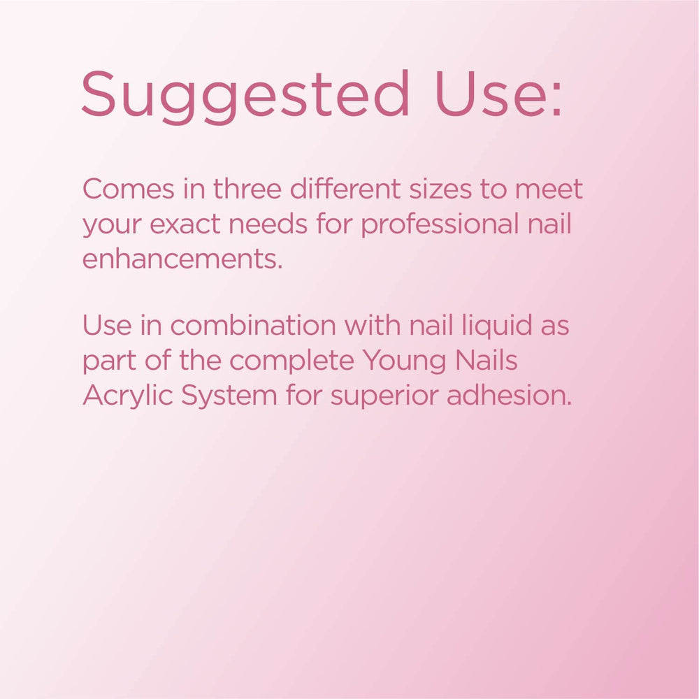 Young Nails 45g pack of cover powder for quick services.