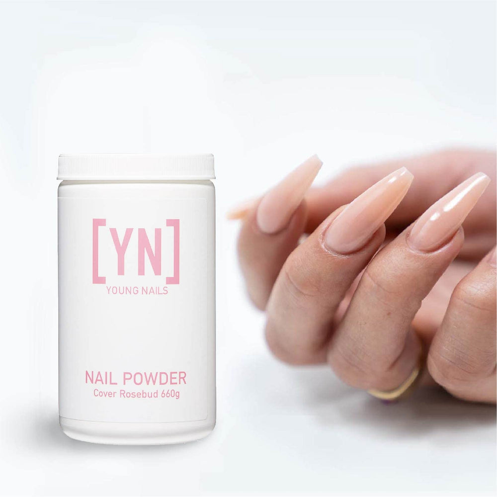 Young Nails Acrylic Powders Cover 85-gram pack provides salon-ready option