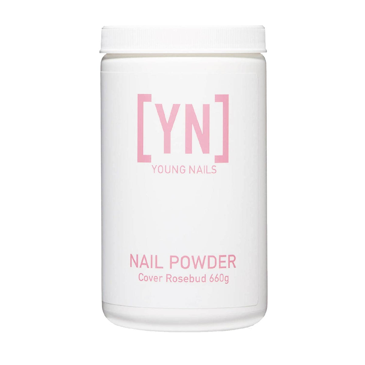 Young Nails Acrylic Powders Cover bottle pour shows smooth texture for even application