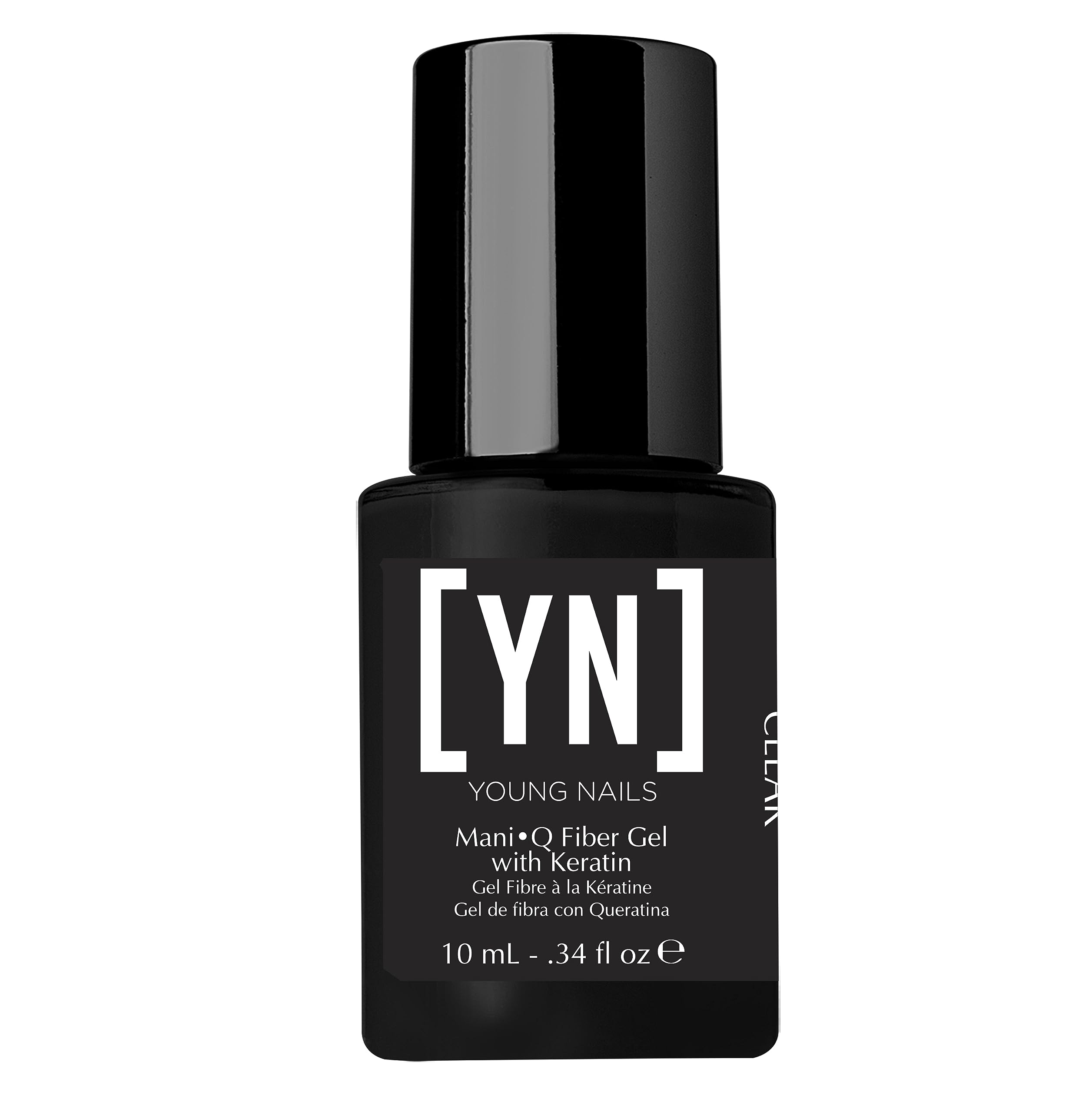 Young Nails ManiQ Fiber Gel with Keratin bottle for at-home salon-quality nails