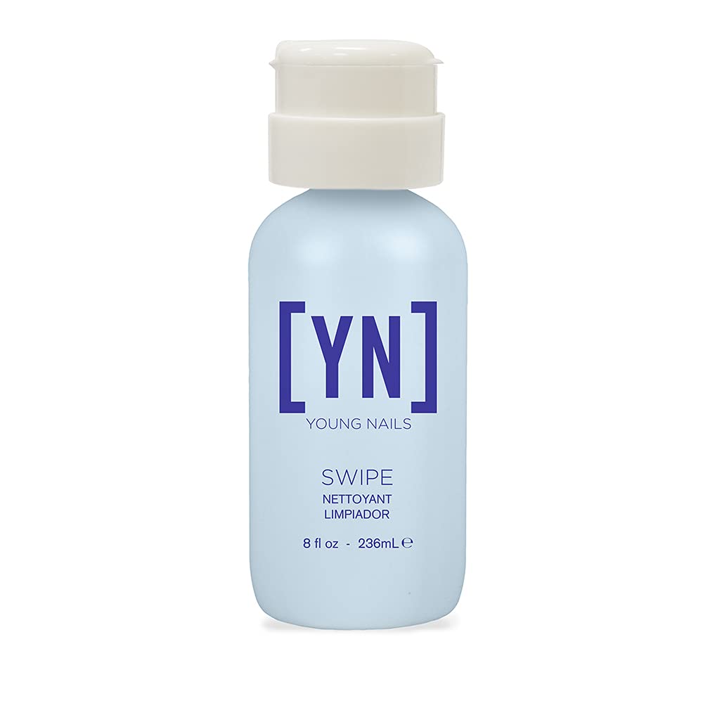 Young Nails Nail Swipe Dehydrator cleanses and dehydrates nails, boosting adhesion for gel and acrylic.