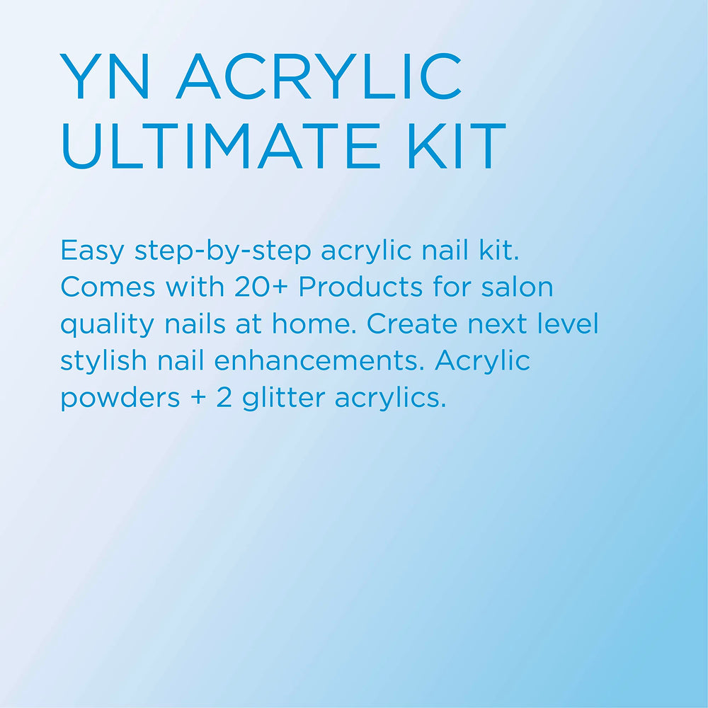 Young Nails Ultimate Pro Kit brushes and tools arranged for precise at-home nail design.