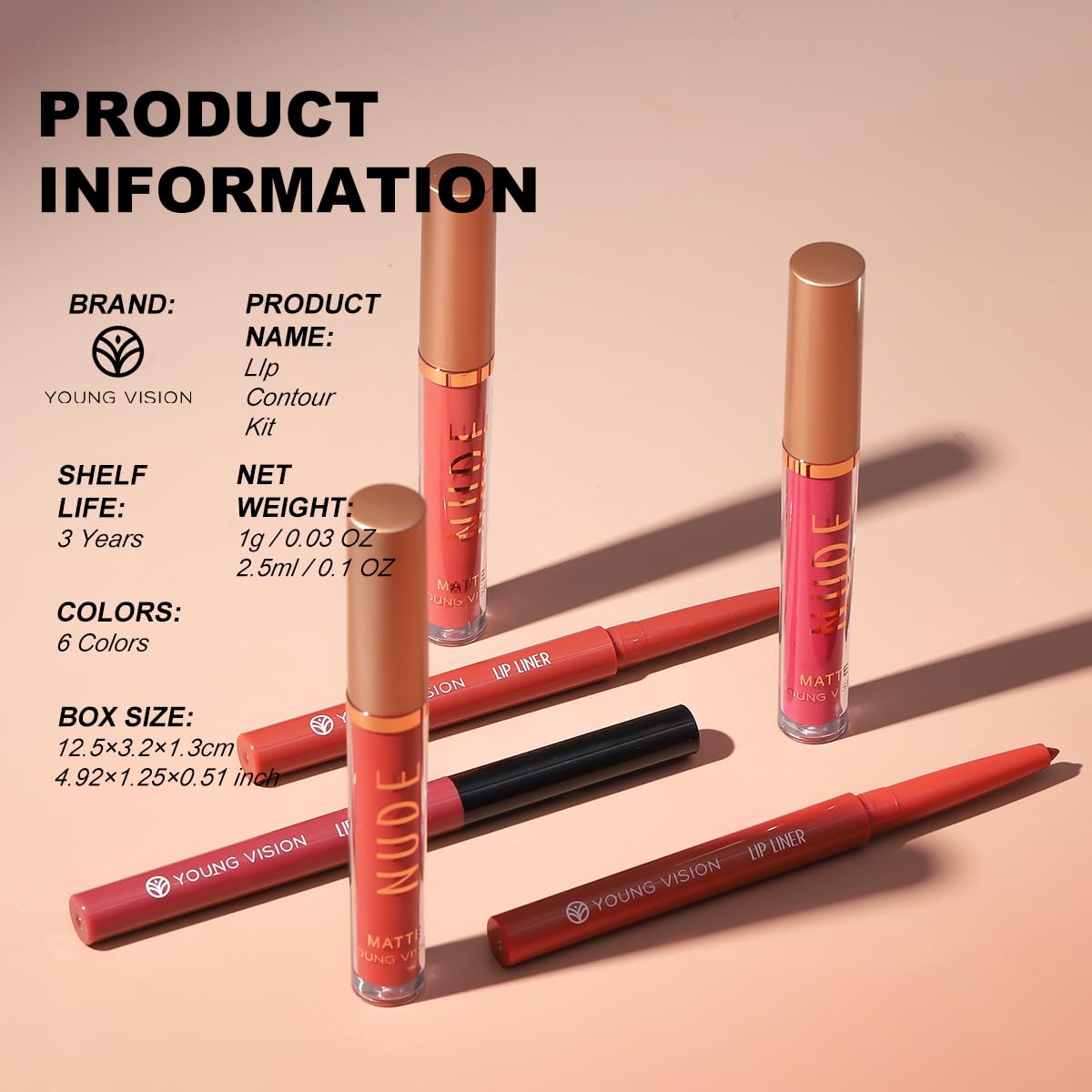 Young Vision six-color kit suitable for beginners and everyday wear.