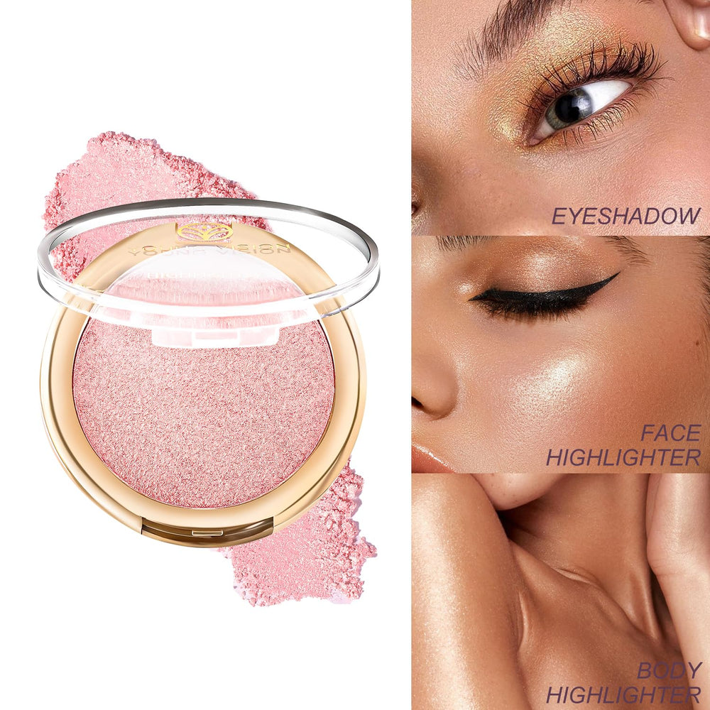 YOUNG VISION baked natural glow contour powder blends smoothly for subtle to bold radiance.