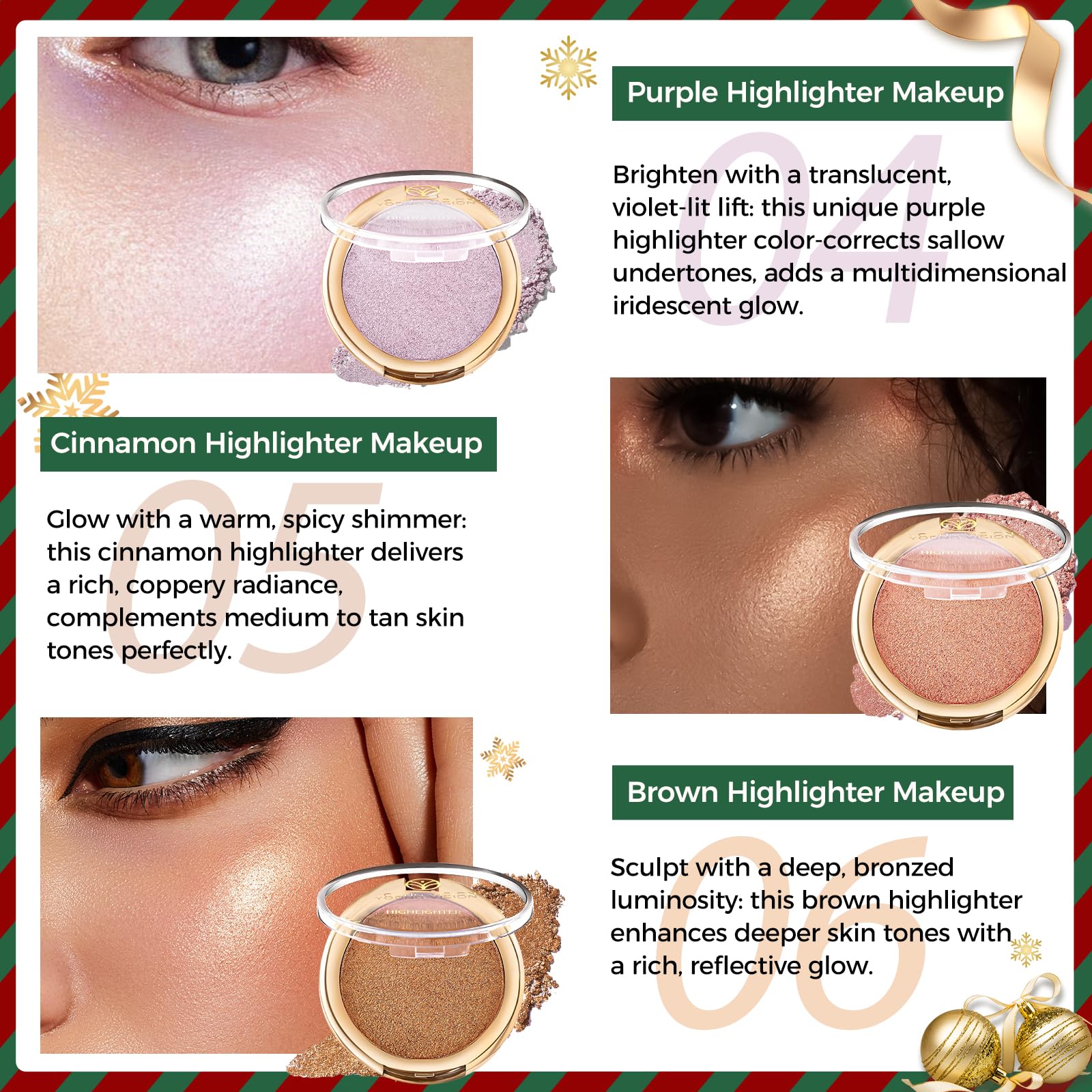 YOUNG VISION multi-use highlighter suitable for cheeks, lids, and body.