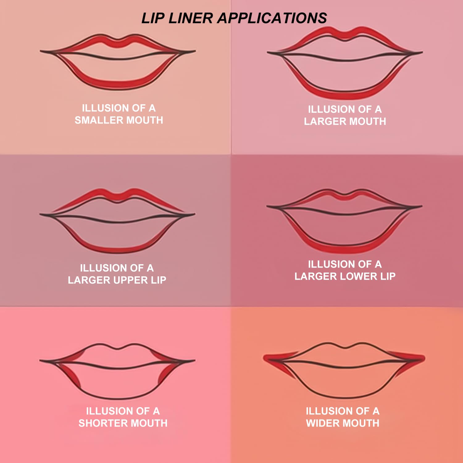 Young Vision lip liner and lipstick blend for a flawless look.