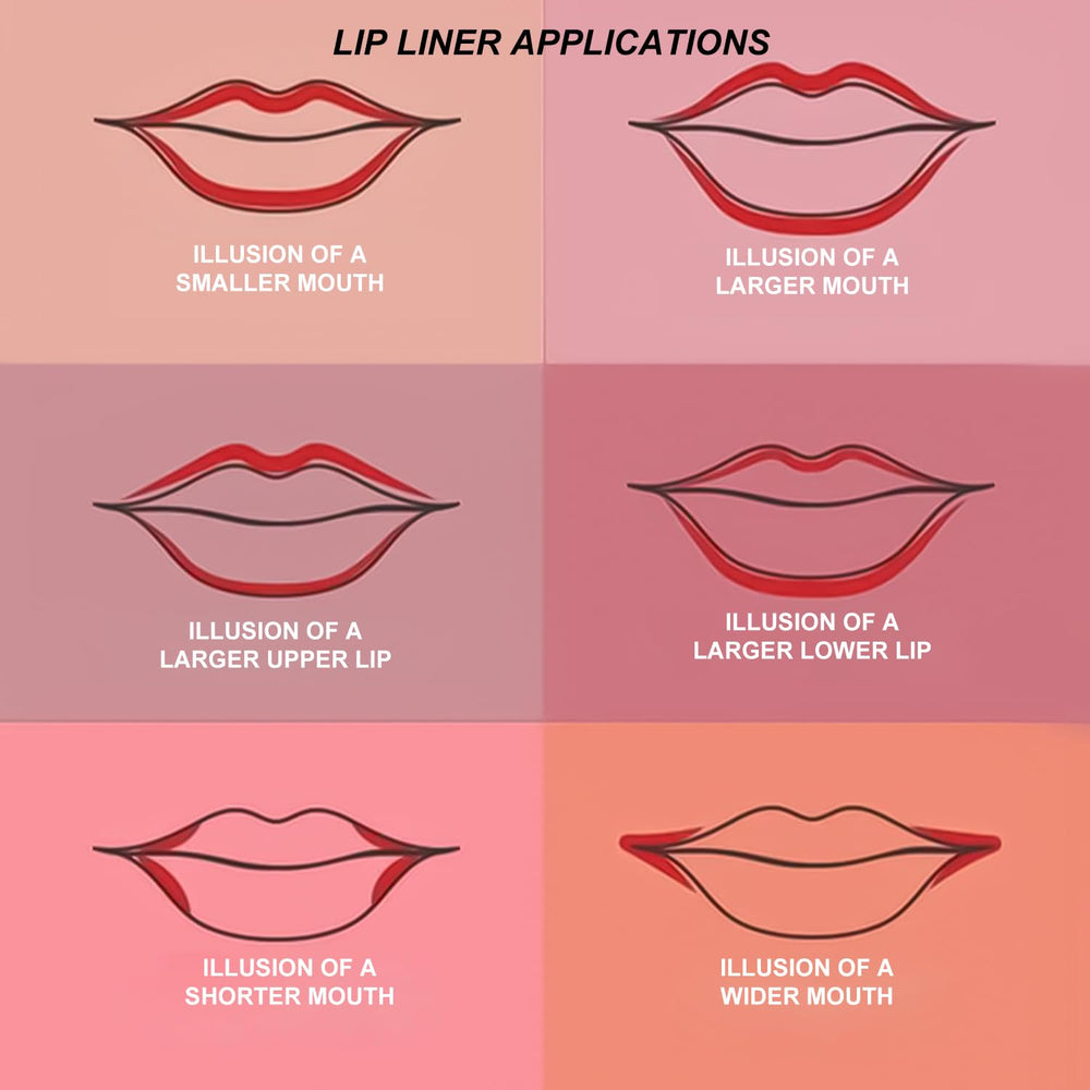 Young Vision lip liner and lipstick blend for a flawless look.