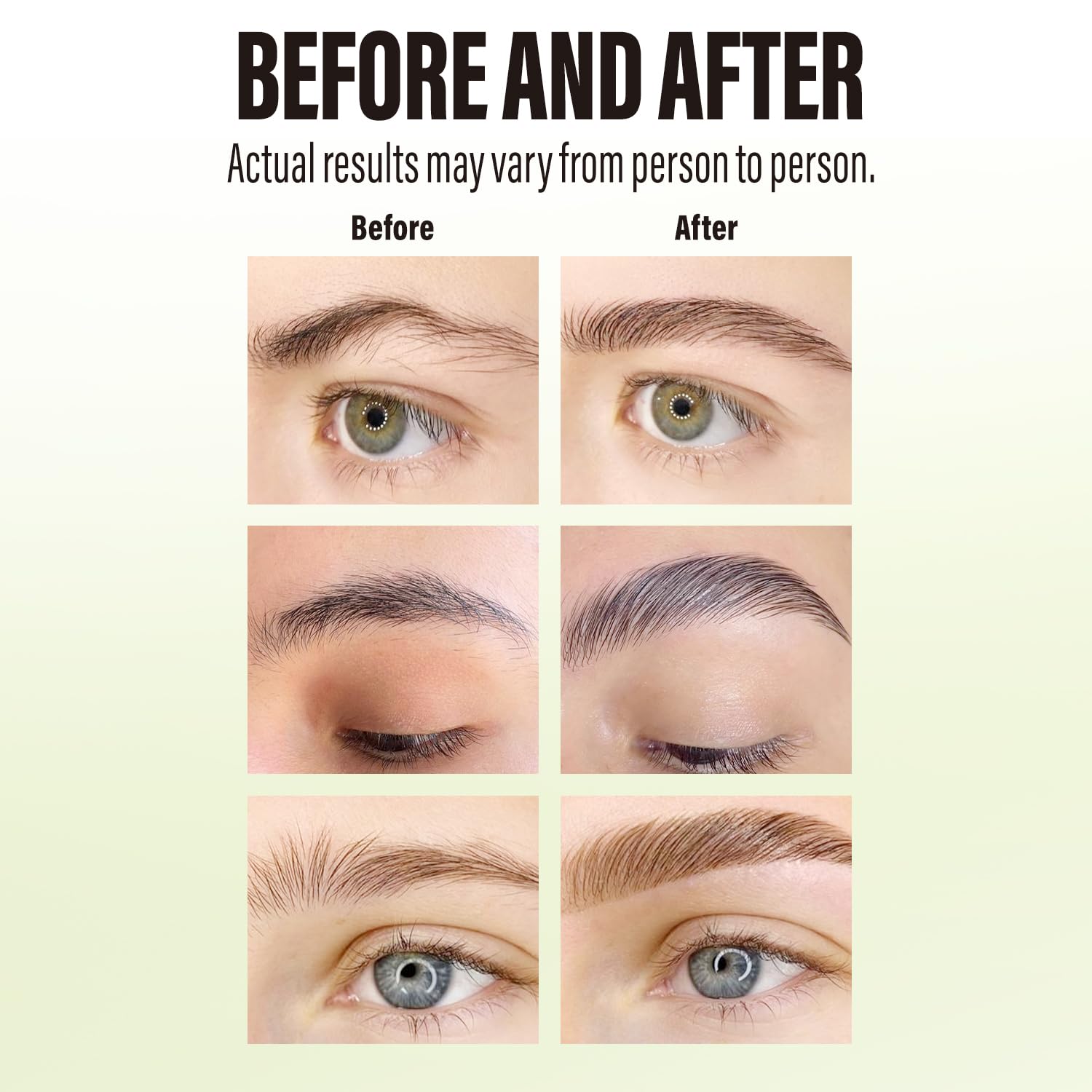 Fast-drying YOUNG VISION brow gel speeds up morning sculpting