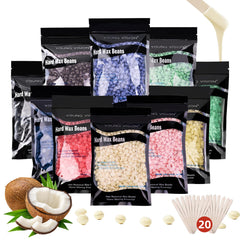Young Vision hard wax beads in vibrant colors for skin-friendly hair removal.