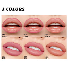 YOUNG VISION nude matte lip contour shade 02 for balanced looks.