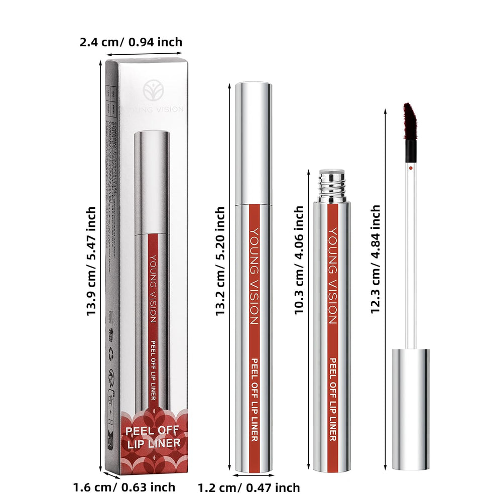 YOUNG VISION precise lip definition tips for clean edges.