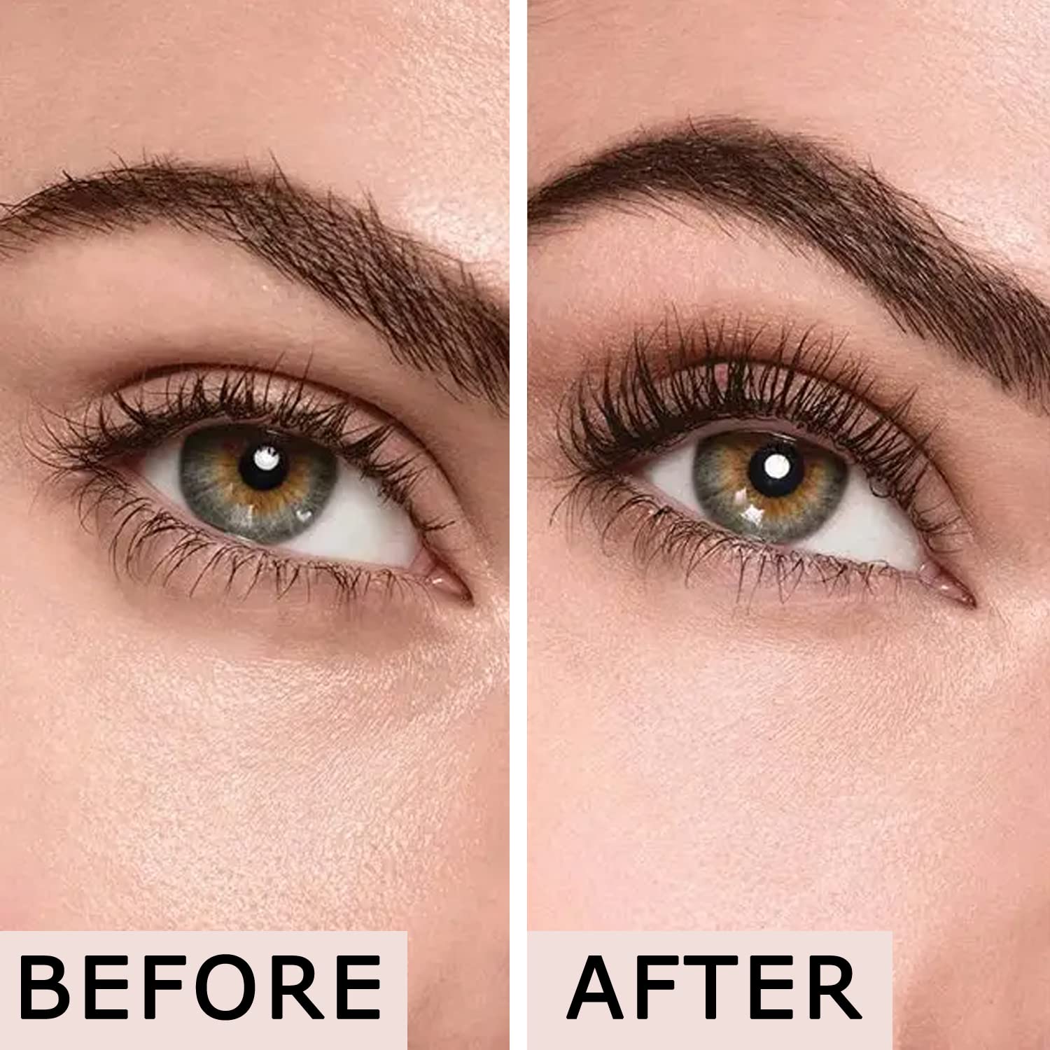 Youngfocus 3D Silk Fiber Mascara duo tubes visible for precise gel and fiber application