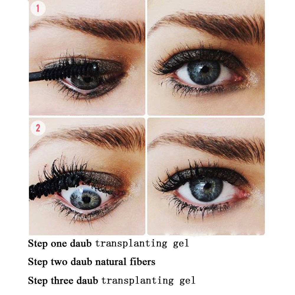 Youngfocus 3D Silk Fiber Mascara gel tube ready for wet application