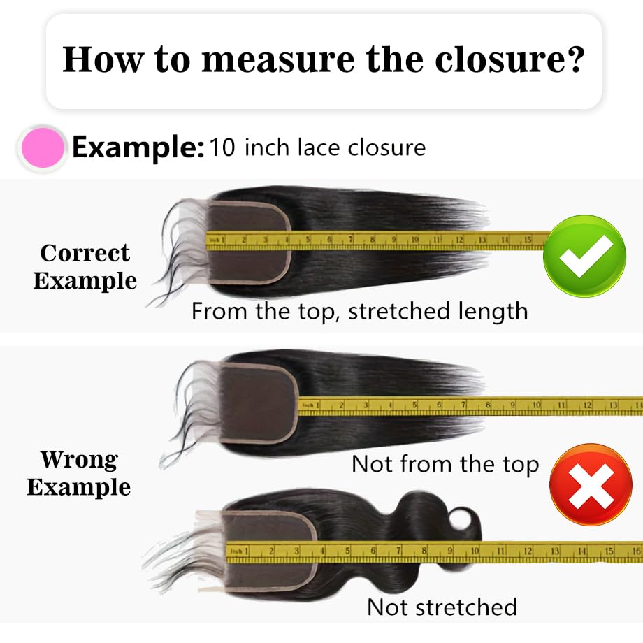 Youngirl secure-application lace closure supports glue, tape, or sew-in installs.