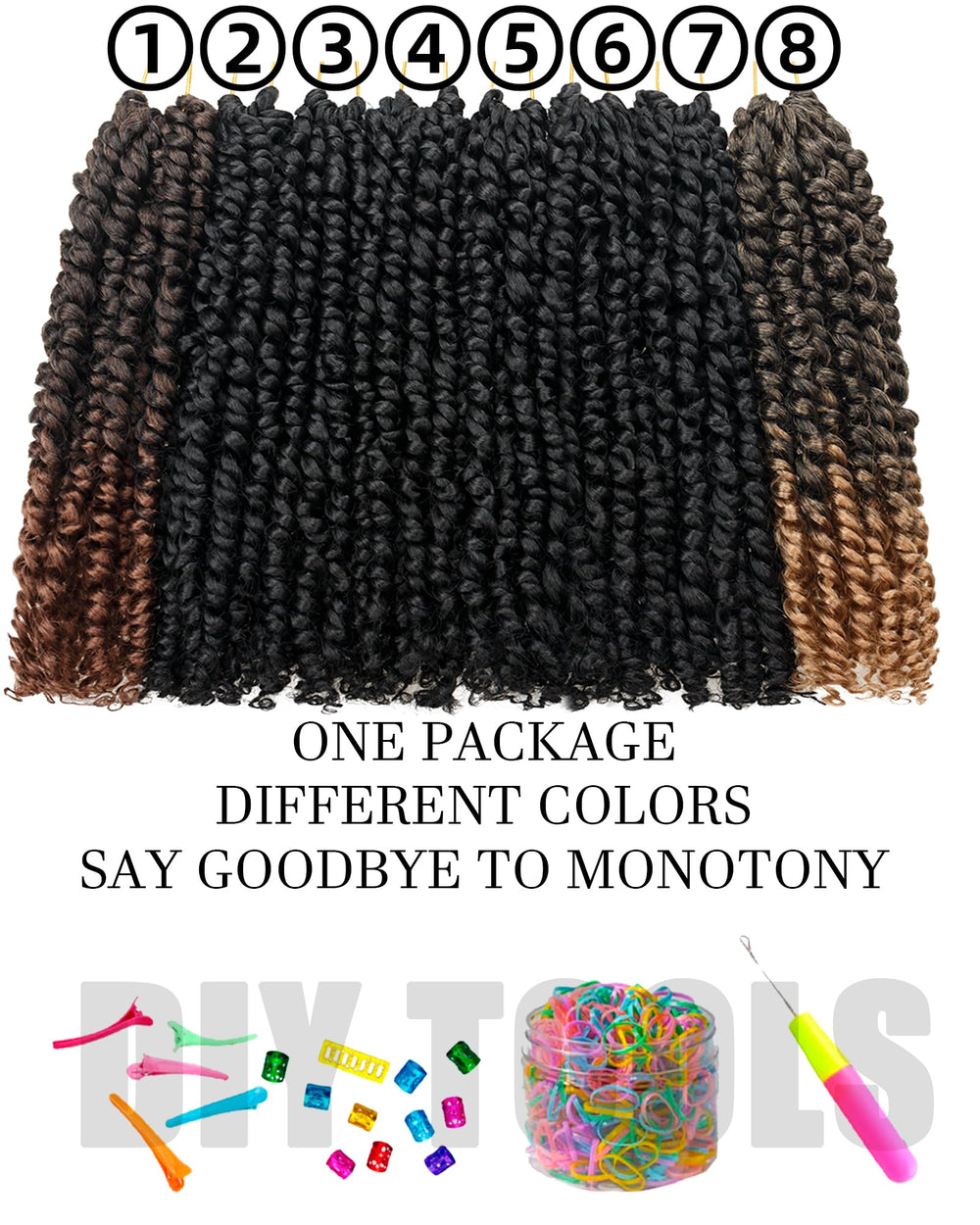 YoungLuchi heat-friendly synthetic hair designed for low-temperature styling.