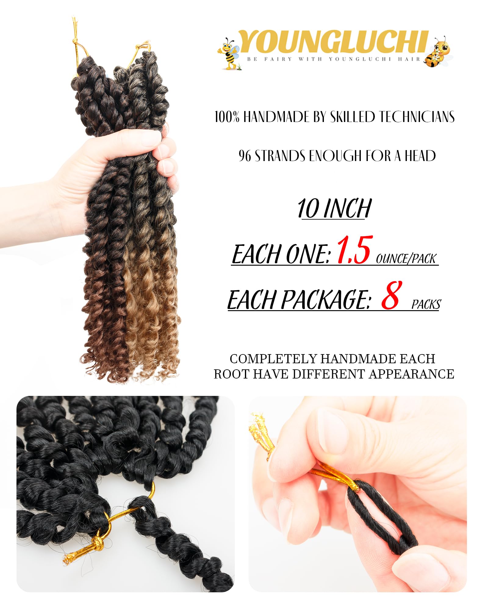 YoungLuchi six-pack color mix 1B, T27, and T30 for versatile styling.