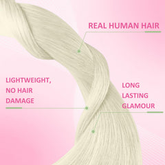 YoungSee platinum blonde color swatch for precise shade matching