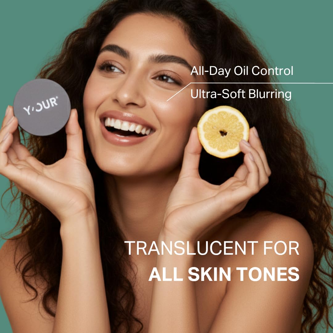 Y'OUR HD-Perfect Matte Powder delivering 24h oil control in action.