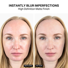 Y'OUR HD-Perfect Matte Powder ultra-fine texture that blurs pores.