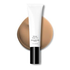YourNameCosmetics Mineral Sheer Tint Natural Glow packaging highlighting portable daily wear and mineral nourishment