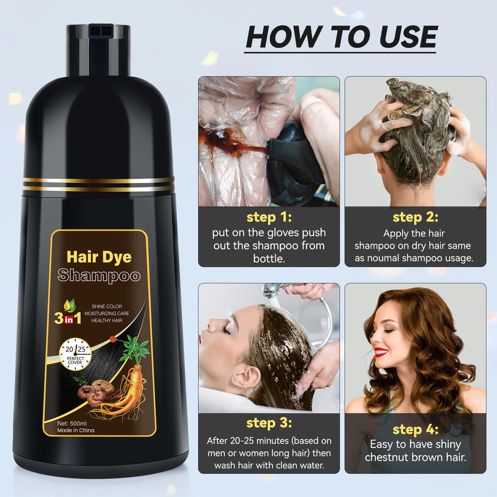 Yourtone Chestnut Brown helps blend gray hairs for a refreshed look.