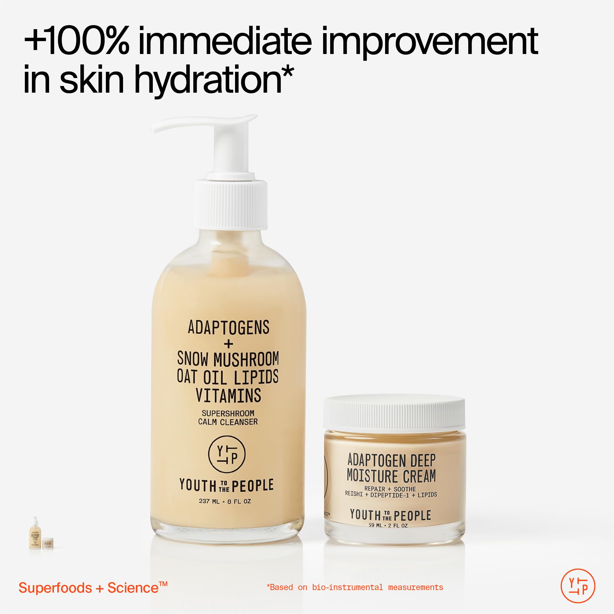 Cream helps soothe redness in the Youth To The People Adaptogen Skin Repairing Moisture Cream