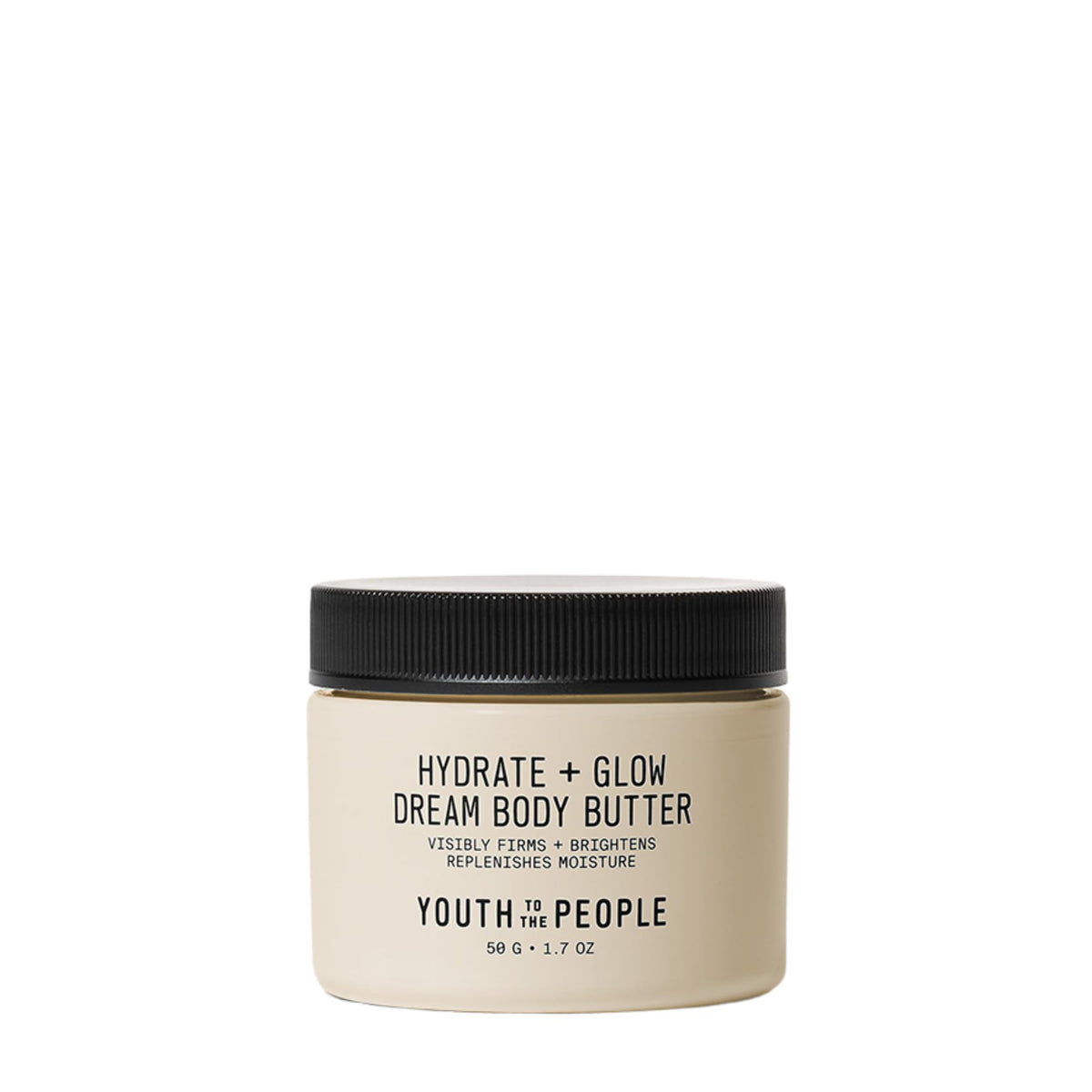 Youth To The People Superberry Hydrate + Glow body butter bottle for deep hydration.