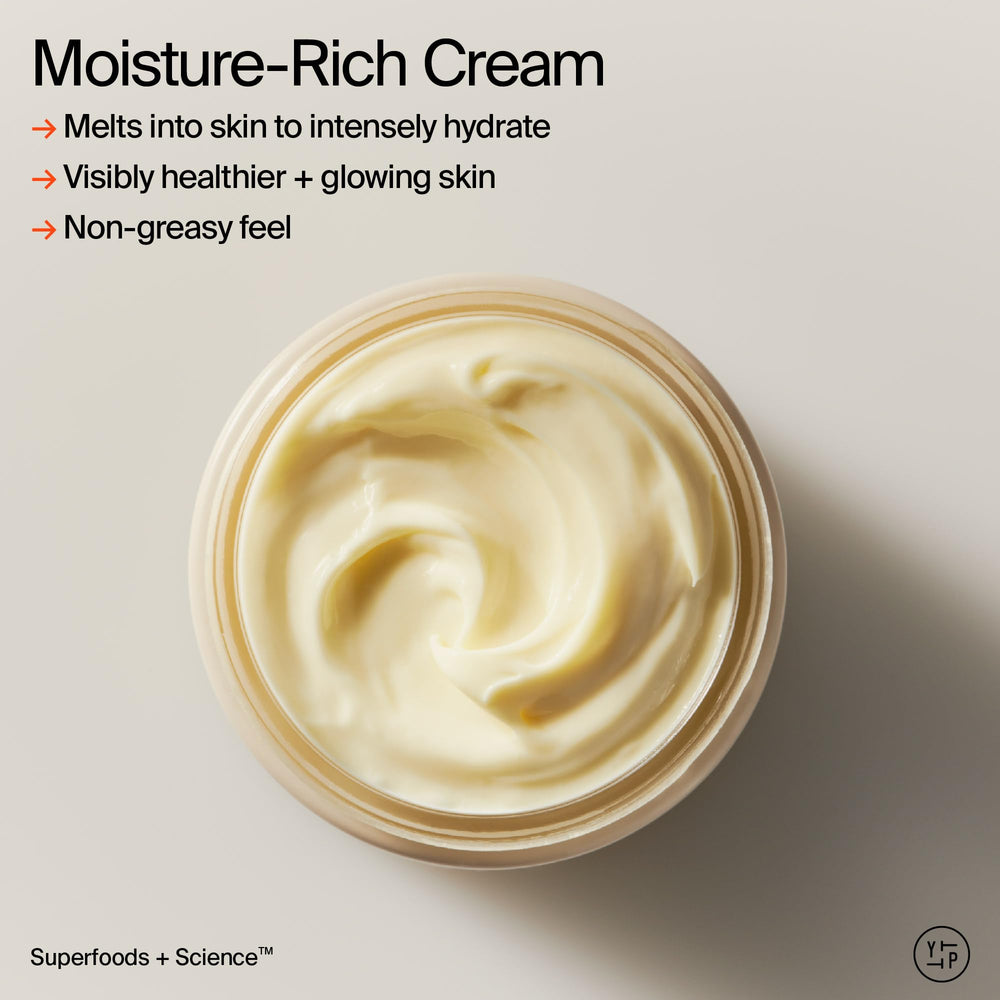 Cupuaçu and Jojoba butters nourish and firm the skin in Youth To The People butter.