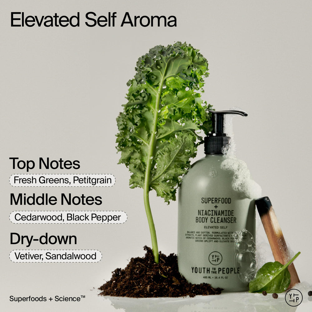 Youth To The People Elevated Self scent offers uplifting citrus-green notes
