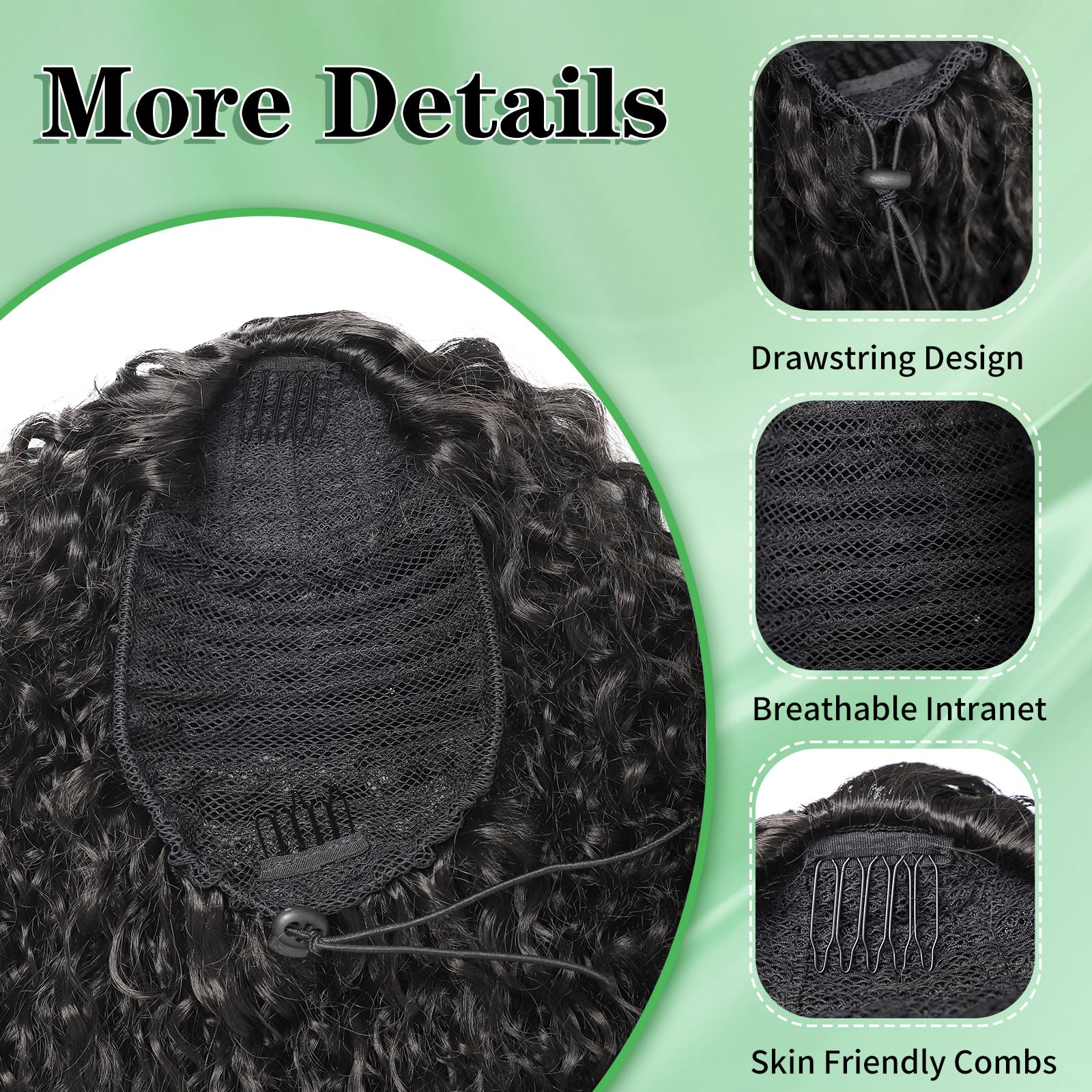Youthfee textured blend hair movement blending with natural tresses