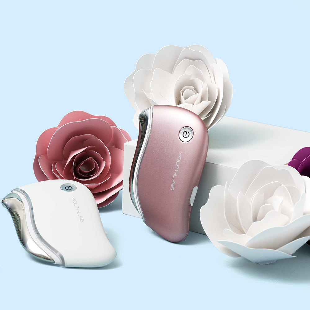 YOUTHLUX ProSculpt travel-friendly device fits bags for on-the-go spa moments.