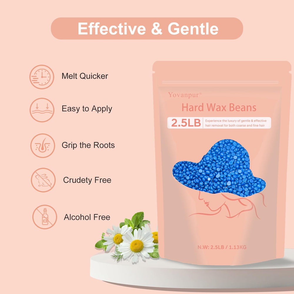 Yovanpur bikini wax beads ideal for sensitive skin comfort