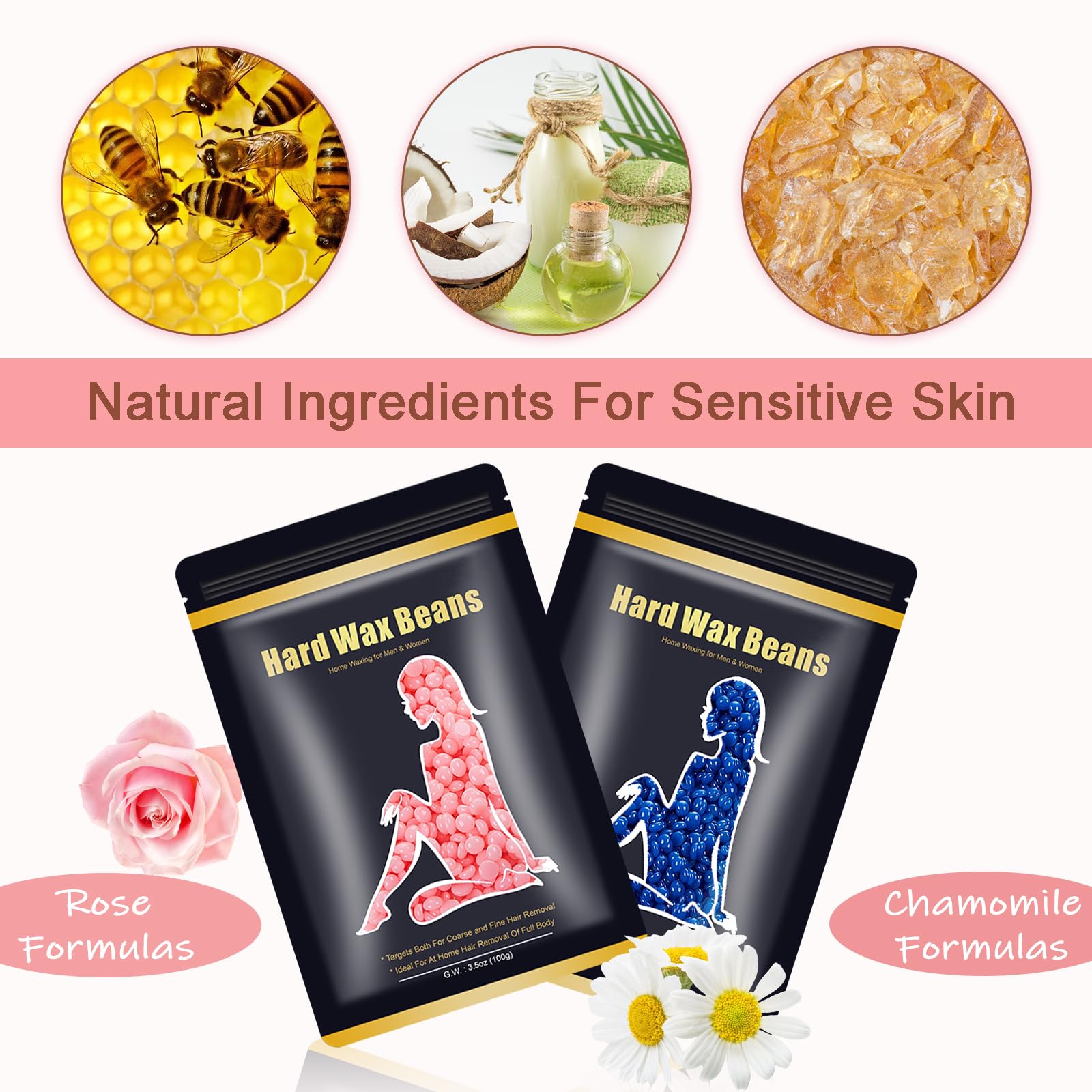 Yovanpur large waxing sticks for precise, clean application.