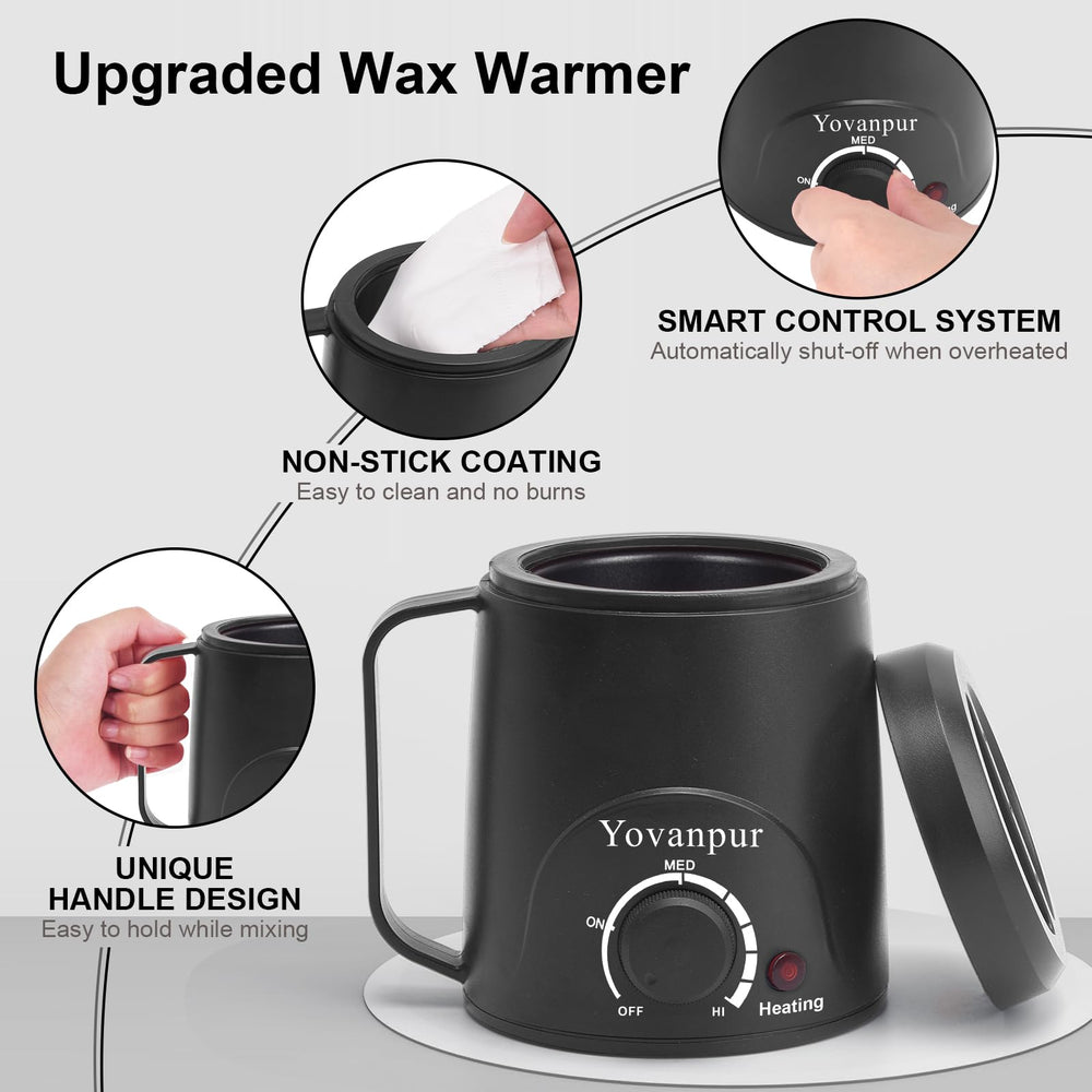 Yovanpur rose wax beads provide gentle hair removal for smooth skin.