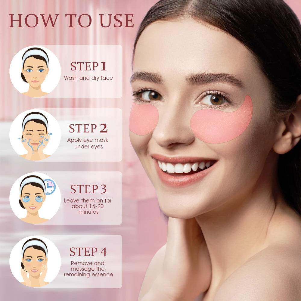 YOYORY 60-piece eye patches set offers convenient daily treatment.