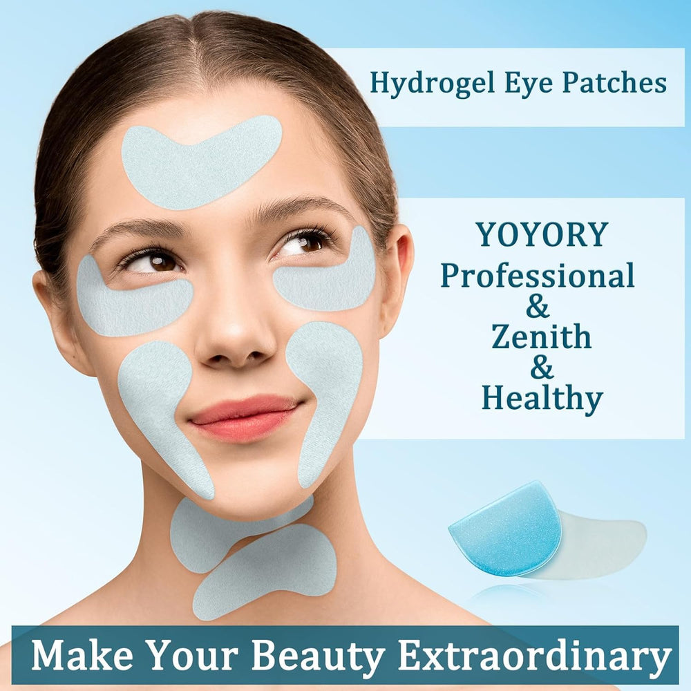 Targeting dark circles and puffiness with YOYORY under-eye patches.