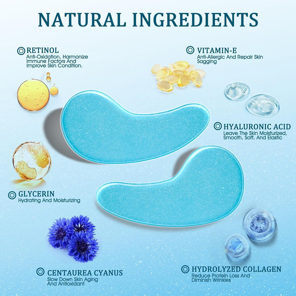 YOYORY formula with hyaluronic acid and collagen nourishes eye skin.