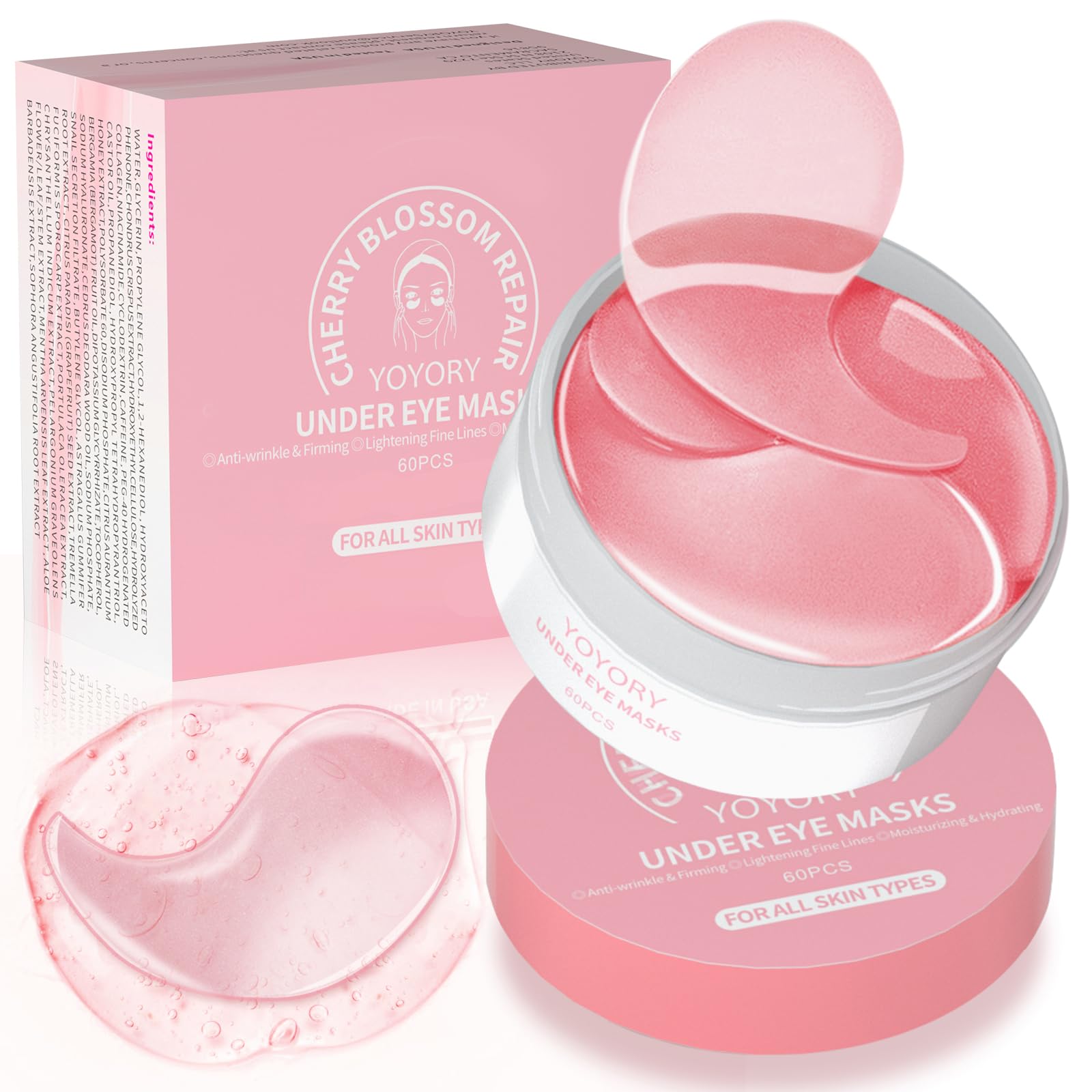 YOYORY under-eye patches deliver cooling hydration for refreshed eyes.