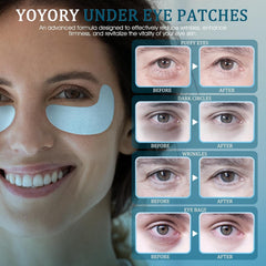 YOYORY under-eye patches pack opened for on-the-go use.