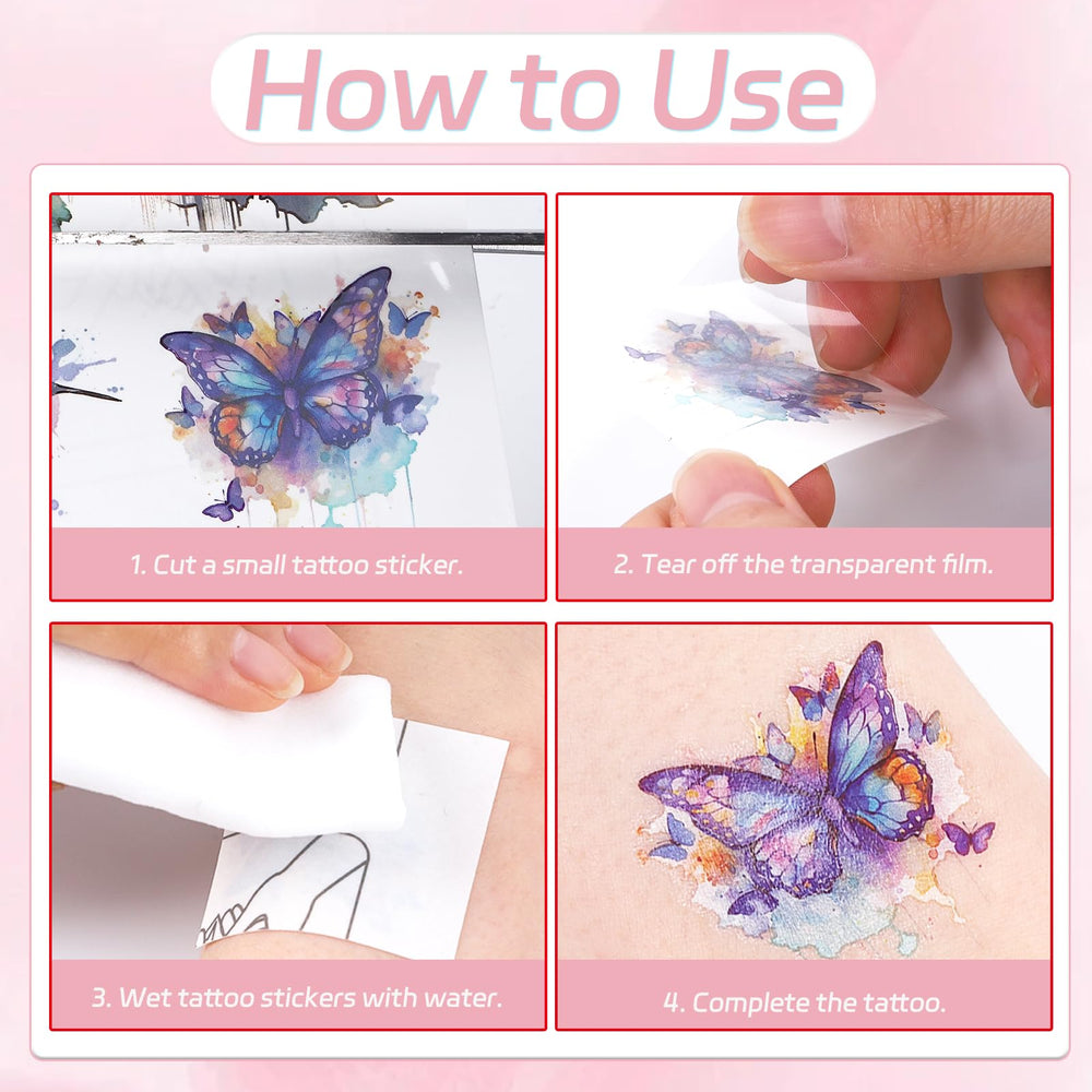 Yoyuspy tattoo application process demonstrates easy, mess-free fun for adults.